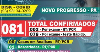 Boletim Informativo Covid-19 dia 29/05/2020