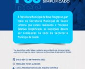 PROCESSO SELETIVO SIMPLIFICADO EDITAL N.º 01/2022/SEMSA