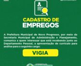 CADASTRO DE EMPREGO VIGIA