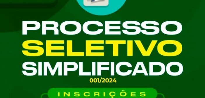 PROCESSO SELETIVO SIMPLIFICADO EDITAL Nº 001/2024 – PMNP